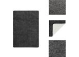 Tappeto Vidaxl Shaggy Grigio Scuro 120X170 Cm Antiscivolo - Tappeti