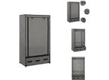 Vidaxl Armadio Grigio 87 X 49 X 159 Cm Tessuto - Armadi