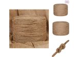 Vidaxl Corda Di Iuta Da 50 M Di Lunghezza E 4 Mm Di Spessore - Corde
