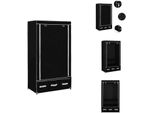 Vidaxl Armadio Nero 87 X 49 X 159 Cm In Tessuto - Armadi