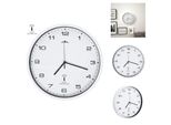 Vidaxl Orologio Da Parete Radiocomandato Con Movimento Al Quarzo 31 Cm Bianco - Orologi Da Parete