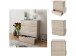 Vidaxl Cassettiera Con 4 Cassetti 60×30,5×71 Cm Rovere Marrone - Credenze