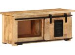 Vidaxl Mobile Tv 90X35X40 Cm In Legno Massiccio Di Mango - Mobile Tv - Mobili Tv - Mobili Tv - Mobile Stereo