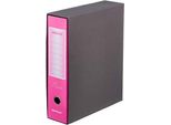 Brefiocart Brefio Fluo Raccoglitore Ad Anelli A4 Nero, Rosa