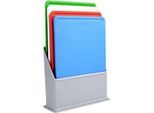 Set Di 4 Tritatutto Excellent Houseware Con Supporto, Plastica, 20X15 Cm, Multicolore