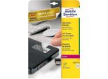 Avery L6114-20 Etichetta Autoadesiva Rettangolo Con Angoli Arrotondati Permanente Bianco 540 Pz