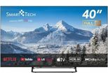 Smart Tech 40FW01V Tv 101,6 Cm (40") Full Hd Smart Tv Wi-Fi Nero 250 Cd/M²"
