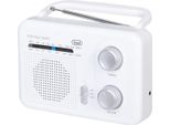 Trevi RA7F64 Radio Portatile Analogica Am Fm Bianco