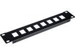 Equip EZKP-10-B Pannello Patch Equip 10" Con Montaggio Keystone 1U, Nero"