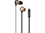 Maxell Metallix Cuffie Cablate In Ear Per Chiamate/Musica Oro