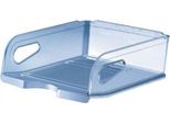 Arda TR18MAXBL Vassoio Da Scrivania Plastica Blu, Trasparente