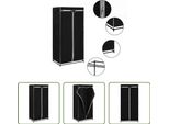 The Living Store Armadio Nero 75×50×160 Cm