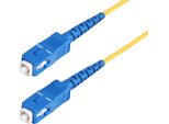 Startech.Com Cavo In Fibra Ottica Simplex Monomodale OS2 Da Sc A Sc (Upc) Da 30 M, 9/125µM, 40G/100G, Insensibile Alla Piegatura, Bassa Perdita Di Inserzione, Cavo Patch In Fibra Lszh