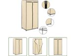 The Living Store Stendibiancheria Creme 75×50×160 Cm