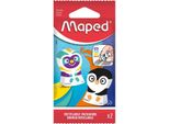 Maped Ergo Fun Gomma Per Cancellare Multicolore 2 Pz