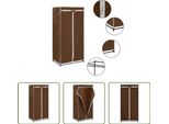 The Living Store Armadio Marrone 75×50×160 Cm