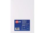 Avery A3L002-10 Etichetta Per Stampante Bianco Etichetta Per Stampante Autoadesiva