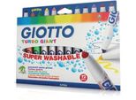 Giotto Turbo Giant Marcatore Multicolore 6 Pz