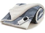 Imetec 16715 Coperta Elettrica 150 W Grigio Poliestere, Velluto
