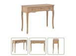 280047 The Living Store Comodino Con 3 Cassetti Marrone