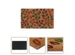 The Living Store Zerbino Naturale 45X75 Cm In Fibra Di Cocco Trapuntata
