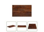 The Living Store Piano D'appoggio 40X30X2,5 Cm Rettangolare In Legno Massiccio Di Recupero