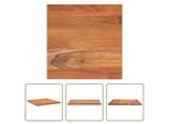 The Living Store Piano D'appoggio 50X50X2,5 Cm Quadrato In Legno Massiccio Di Acacia
