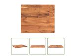 The Living Store Piano D'appoggio 60X50X3,8 Cm Rettangolare In Legno Massiccio Di Acacia