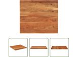 The Living Store Piano D'appoggio 90X80X3,8 Cm Rettangolare In Legno Massiccio Di Acacia