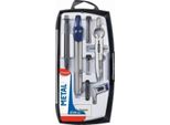 Maped 197514 Compasso Nero, Blu, Metallico 8 Pz