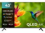 Tv Qled Da 43" Con Risoluzione 4K Uhd, Sistema Operativo Google Tv, Dolby Vision&Atmos, Wide Colour Gammut, Vrr, Hdmi 2.1, Usb 3.0, HDR10, 16 Gb Rom, Google Voice Assitant E Chromecast."
