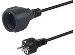 Equip 112180 Cavo Di Alimentazione Nero 1,8 M CEE7/7 CEE7/3