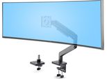 Startech.Com Supporto Per Monitor Curvo Ultrawide Fino A 49 Pollici 32:9; Braccio A Molla Da Scrivania Con Morsetto A C/Passante Per Monitor Vesa 75X75/100X100; Max 20Kg