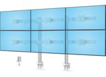 Startech.Com 6-MONITOR-ARM-A Supporti A Parete Per Tv 81,3 Cm (32") Scrivania Bianco"