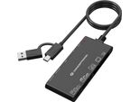 Conceptronic BIAN10B Lettore Di Schede Usb 3.2 Gen 1 (3.1 Gen 1) Type-A/Type-C Nero
