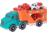 Camion Giocattolo Organico In Bioplastica - Include 3 Piccoli Veicoli Di Emergenza