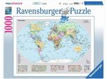 Ravensburger 15652 Ravensburger Puzzle Della Mappa Politica Del Mondo 1000 Pezzi