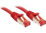 Lindy 47731 Cat6 S/Ftp Kabel, Rot, 0.50M Patchkabel