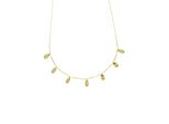 Goldkette Firetti "Schmuck Geschenk Gold 375 Halsschmuck Halskette Goldkette Ankerkette", Gold (Gelbgoldfarben), Halsketten, Damen, Gelbgold 375, L: 45 B: 1Mm, Goldkette, Made In Germany, B:1Mm