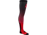 Fox Flexair Fracture Kb Motocross Socken, Rot/Schwarz, L