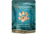 Applaws Cat Cibo Umido P.B. Con Filetto Di Tonno E Sardine Intere 70 G