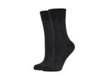 Socken JOOP Socken 2er Pack, Damen, Gr. 39/42, schwarz, 65% Baumwolle, 33% Polyamid, 2% Elasthan, bestickt, Socken Socken