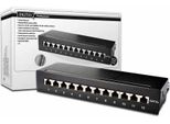 Digitus Patchpanel 1HE 12-Port Cat6A Geschirmt Schwarz