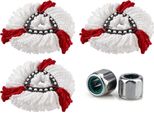 3 Pezzi Ricarica Mop Rotante Vileda + Cuscinetto