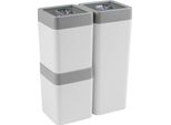 Sunware Sigma Home Voorraadbussen 0.6L+1.4L 3 Stuks Wit