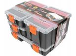 Set Di Plastica 4In1 Per L'organizzazione Dell'officina Con 4 Contenitori Con Chiusura
