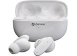 Denver TWE-49ENC, Cuffie True Wireless Stereo (Tws), Chiamate/Musica, Bianco