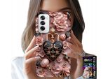 Custodia Per Oppo Reno12 5G - Modelli Femminili Custodia A Cuore Con Lucchetto + Lamina