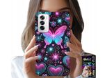 Custodia Per Oppo Reno12 5G - Custodia Con Motivi Alla Moda A Forma Di Cuore Di Farfalla Colorata
