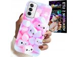 Custodia Per Oppo Reno12 Pro 5G - Simpatico Motivo Marshmallow, Custodia, Zaino